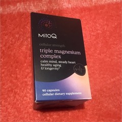 MitoQ Triple Magnesium Complex 90 Capsules Magnesium Glycinate Taurate Orotate
