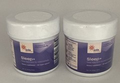 Lot Of 2 Sola Ayurveda Sleep+ Dietary Supplement 30 Vegan Capsules BB 6/2027