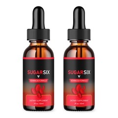 (2 Pack) Sugar Six Drops Formula SugarSix Supplement for Glycogen Support (4oz)