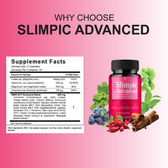 (3 Pack) Slimpic Weight Management Support Supplement Pills (180 Capsules)