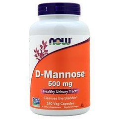 Now D-Mannose (500mg) 240 vcaps