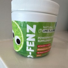 D-FENZ Immune Support Powder Supplement Natural Lime 30 Servings Exp 10/2027