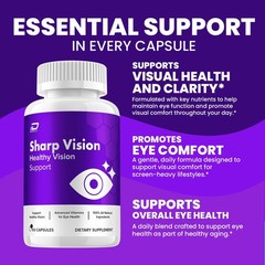 (1 Pack) Sharp Vision Eye Support Supplement – SharpVision Capsules Eye Vitamins