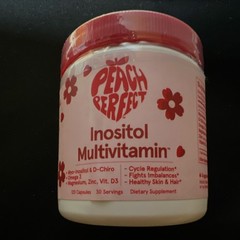 Peach Perfect Inositol Multi 120 Capsules Women with Irregular Cycles Exp 01/28
