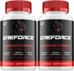 (2 Pack) EreForce for Men Capsules – Ere Force Vitamin Complex Pills, Energy