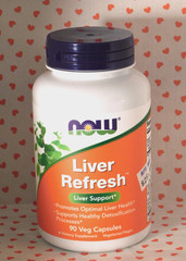 NOW Liver Support LIVER REFRESH 90ct Dietary Supplement EXP 7/2028 ― #DM15