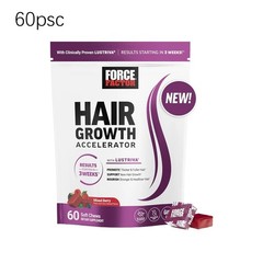 Force Factor Hair Growth Accelerator Soft Chews, Hair Growth Vitamins 4 Women