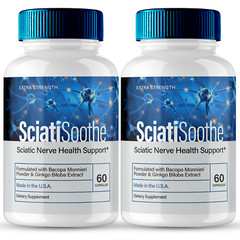 (2 Pack) SciatiSoothe Brain & Focus Cognitive Pills – Improve Memory & Brain Fog