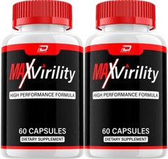 (2 Pack) MaxVirility for Men Capsules – MaxVirility Vitamin, All Natural