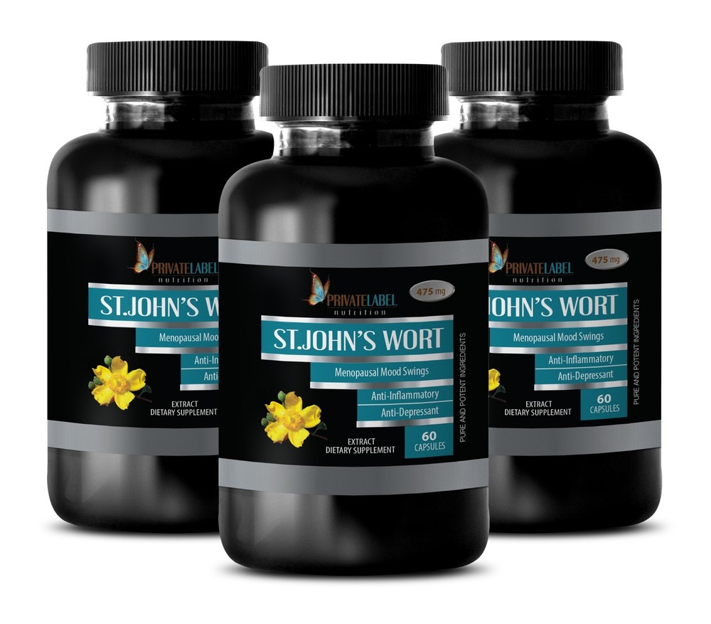 St. John&rsquo;s Wort Extract – immunity, Mood Swings – 3 Bottle