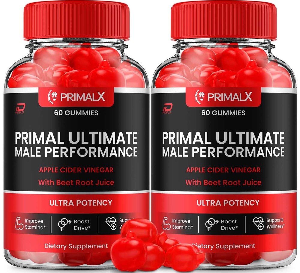 (2 Pack) Primal Ultimate Gummies for Men-PrimalX Vitamin B12, PrimalUltimate