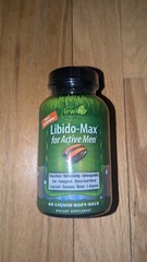 Irwin Naturals Libido-Max for Active Men, 60 Liquid Soft-Gels