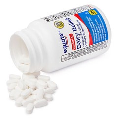 Equate Dairy Relief Caplets Original Support Diarrhea Easy-to-swallow 120 Count