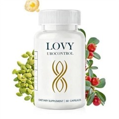 2X Lovy Urocontrol Capsules, Bladder Health Supplement, Maximum Strength Formula