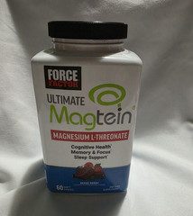 Force Factor Ultimate Magtein Magnesium L-Threonate Mixed Berry 60 Chews