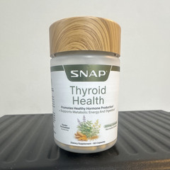 SNAP Thyroid Support Dietary Supplement Vegan Gluten-Free Non-GMO 60 Capsules