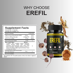 Erefil Premium Performance Capsules, Erefill Supplement (60 Capsules)