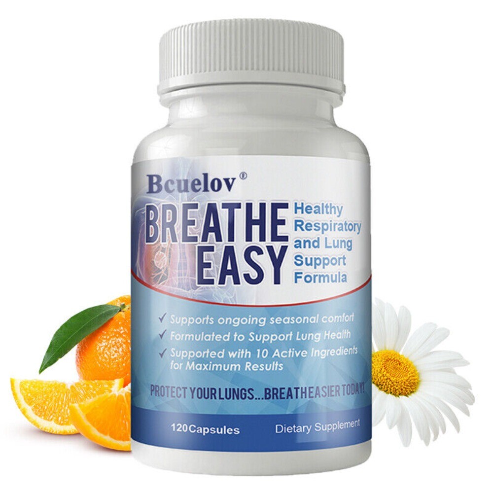BREATHE EASY – Support Lung Health – 30/60/120 Capsules
