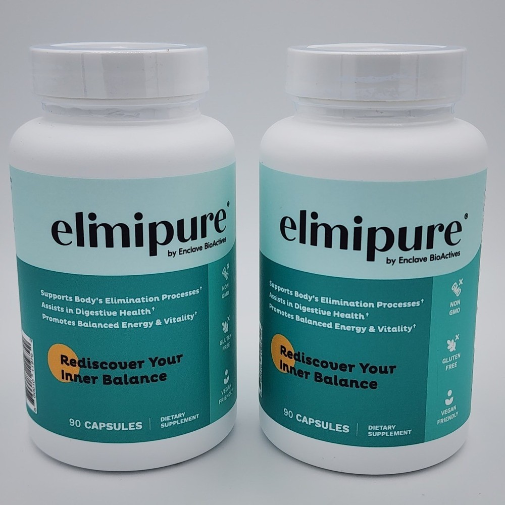 bottles 1-3 Elimipure Gut Cleanse & Restore Supplement 90 capsules hot sealed