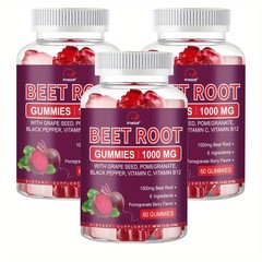 Beets Soft Chews Gummies with Beetroot & Magnesium – Circulation Support
