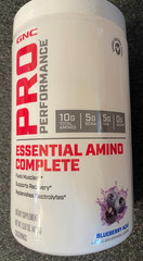 GNC Pro Performance Essential Amino Complete 15.87oz, Blueberry Acai, EXP: 01/28