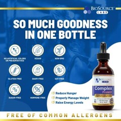BioSource Labs Complex ProMAX Premium Diet Drops – 2 oz Bottle