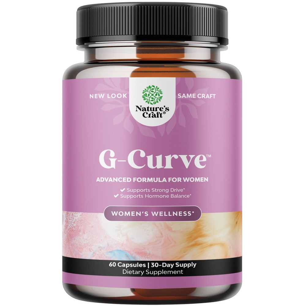 G-Curve Breast and Butt Enhancer Pills May Support Voluptuous Curves