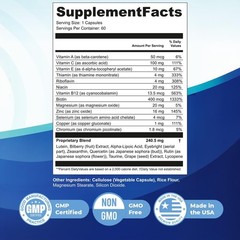 Nature’s NutriWave Visual Ease – Eye Vitamin Supplement with Lutein, Zeaxanthin