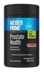 Weider Prime Prostate Health 120 Capsules Supplement w/ Saw Palmetto Exp 11/2027
