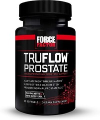 Force Factor TRUFLOW Prostate Support Supplement for Men – 30 Softgels