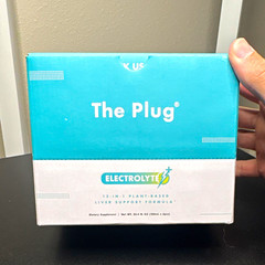 The Plug Electrolytes Liquid Liver Support Tropical Apple 3.4 fl oz Vegan