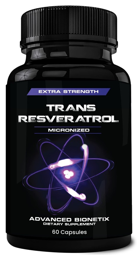 Advanced Bionetix 2X Potency Micronized Trans 60 Count (Pack of 1), Purple