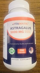 Vitamatic Astragalus Capsules 5000mg Supplement – 200 Count