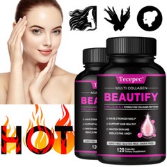 Multiple Collagen – Type I, II, III, V, X – 30 To 120 Capsules