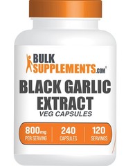 BulkSupplements Black Garlic Extract Capsules – 800mg per Serving – 240 Capsules
