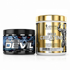 BLACK DEVIL + GOLD CREATINE – Strength Performance Creatine Strong Testo-booster