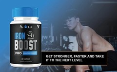 Iron Boost Pro High Performance Supplement, IronBoost ( 180 Capsules ) USA