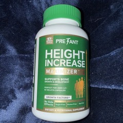PREANT Height Increase Maximizer Calcium Zinc 62 Capsules Exp 04/2028