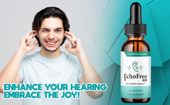 (5 Pack) EchoFree Pro Liquid Drops, Echo Free Advanced Tinnitus Support (10oz)