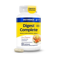 Enzymedica Digest Complete – Digestive Enzyme 180 Count (Pack of 1), No Color