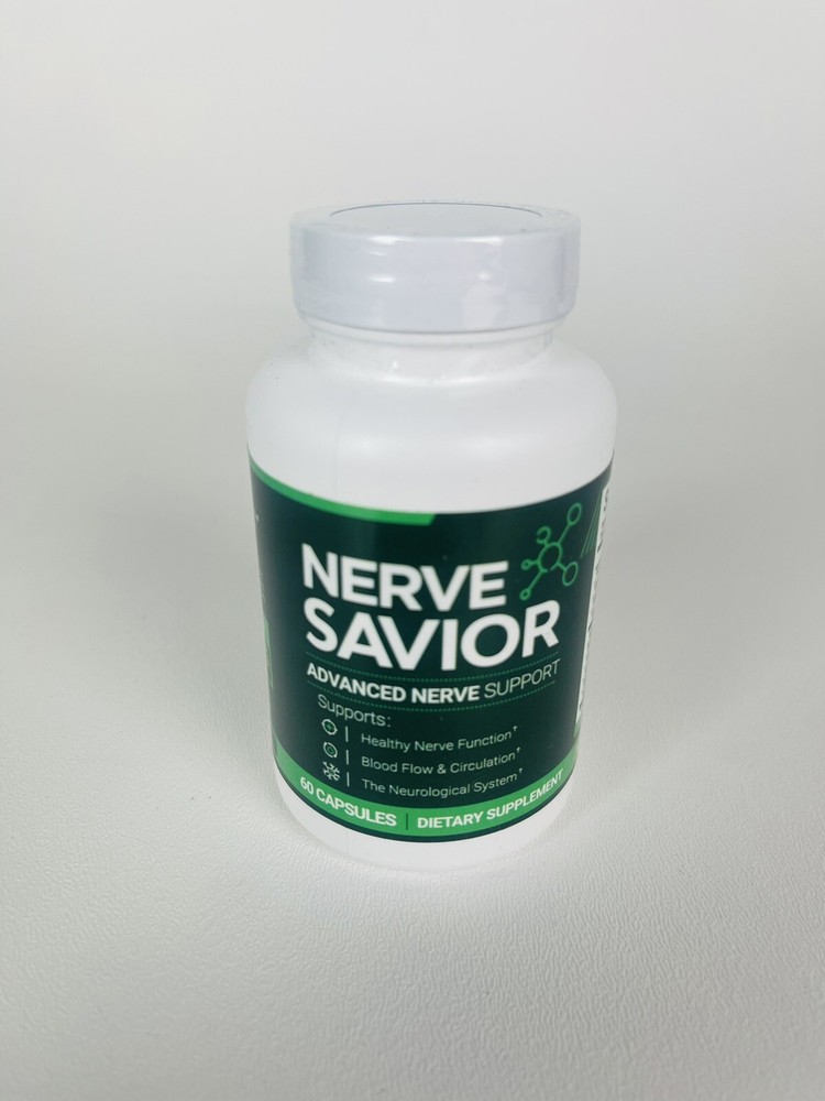Nerve Savior Advanced Nerve Support 60 Capsules – New / Sealed! Exp 09/2025