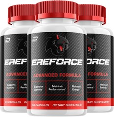 (3 Pack) EreForce for Men Capsules – Ere Force Vitamin Complex Pills, Energy