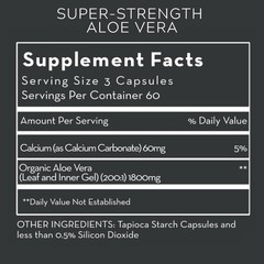 Desert Harvest Super Strength Aloe Vera 180 Vegi Capsules – AUTHENTIC Exp 09/27!