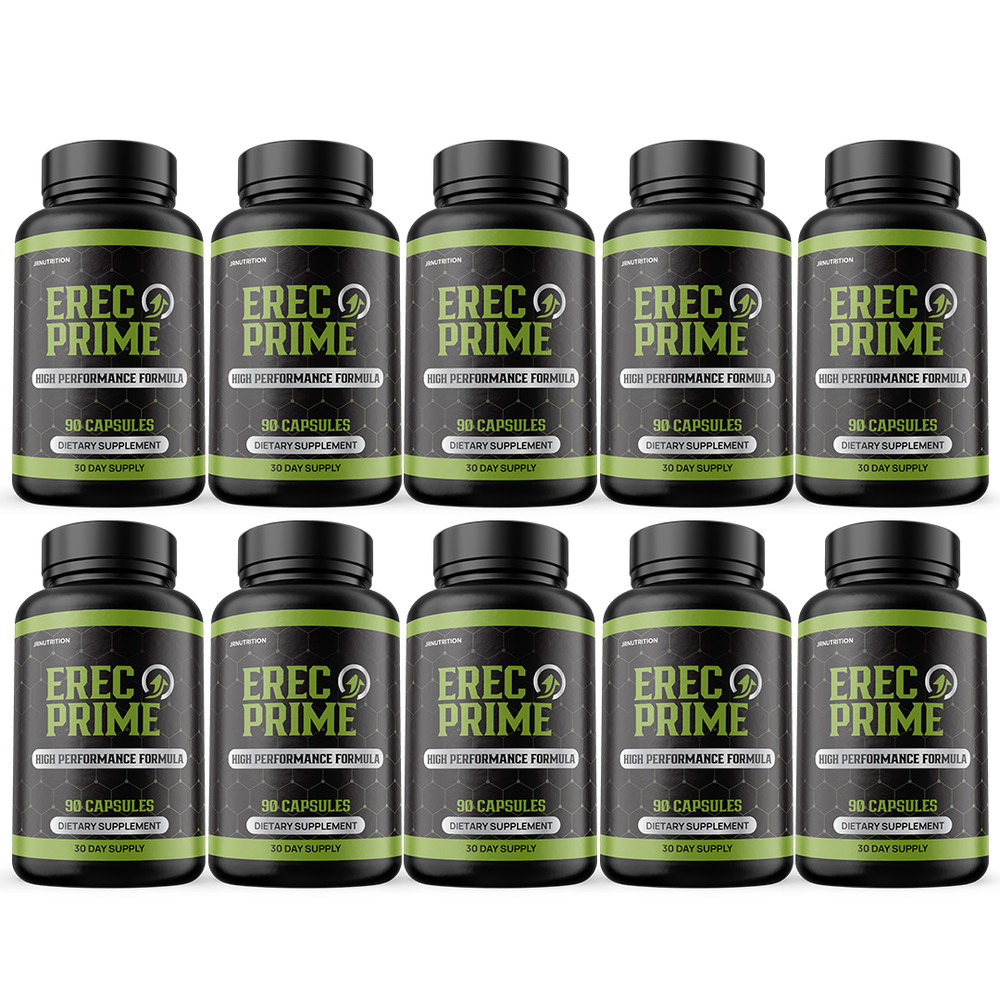 Erec Prime Supplement for Men Virility, Male Performance Pills – 10 Bottles