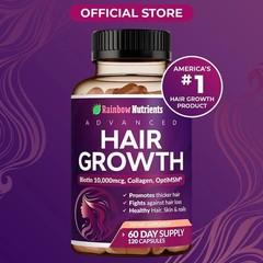24-in-1 Advanced Vitamins development Hair | Biotin 10k mcg, Collagen, Patented