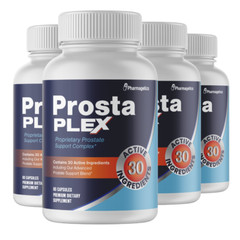 4 Bottles ProstaPlex Proprietary Prostate Support Prosta Plex – 60 Capsules x 4