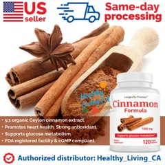 Longevity Cinnamon Formula: Support Healthy Blood Sugar & Overall Wellness. 5:1