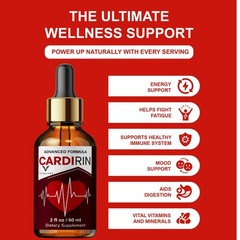(2 Pack) Cardirin Blood Support Drops Cardi Rin Vitamin Supplement 120ml