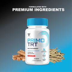 (2 Pack) Primo TRT Supplement, PrimoTRT Premium Support Pills (120 Capsules)