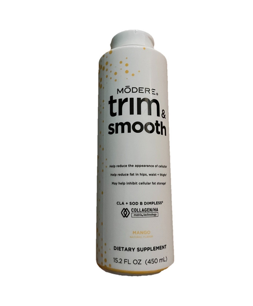 Modere Trim & Smooth Mango Liquid Dietary Supplement 15.2 fl oz